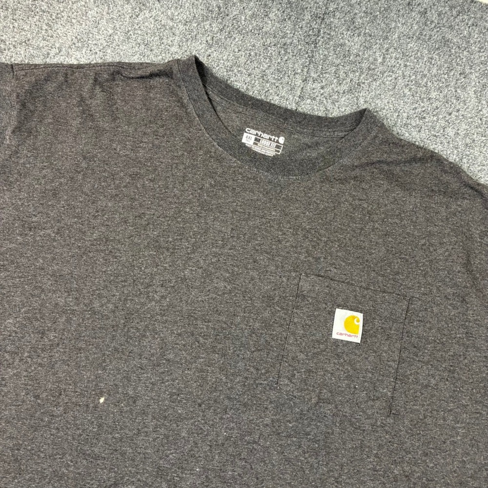 Carhartt Loose Fit Pocket T-Shirt Mens 4XL Tall Charcoal Gray Short Sleeve Tee